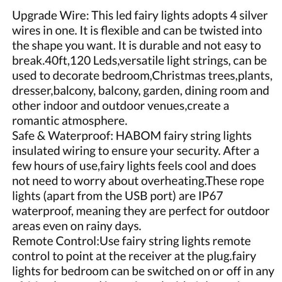 LED Fairy Lights Plug 🔌 - Picture 10 of 11